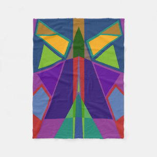 Couverture Polaire Abstrait #577