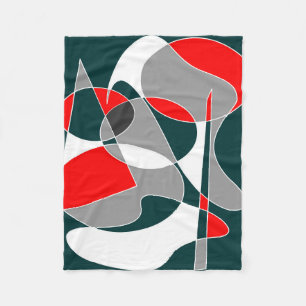 Couverture Polaire Abstrait #76