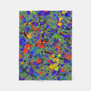 Couverture Polaire Abstrait #912