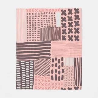 Couverture Polaire Abstrait moderne : texture transparente vintage.