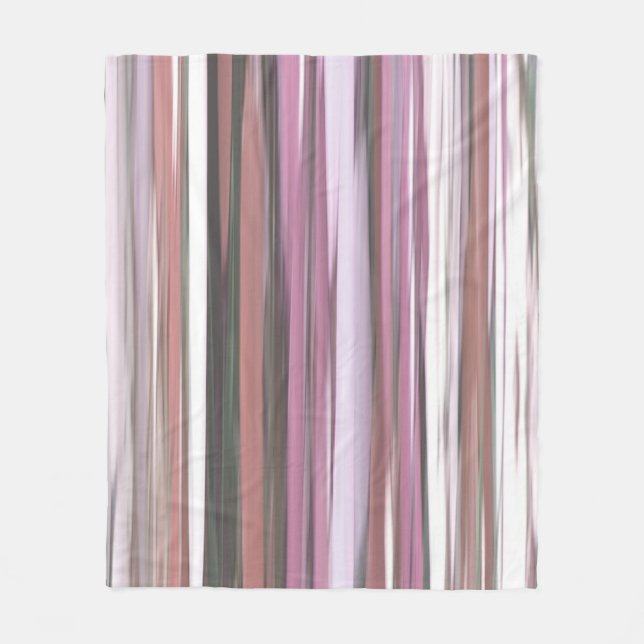 Couverture Polaire Abstrait n° 2 : flou rose (Devant)