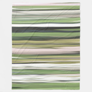 Couverture Polaire Abstrait n° 2 : Flou vert olive