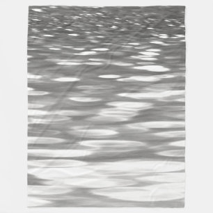 Couverture Polaire Abstrait n° 3 : brillant gris argenté