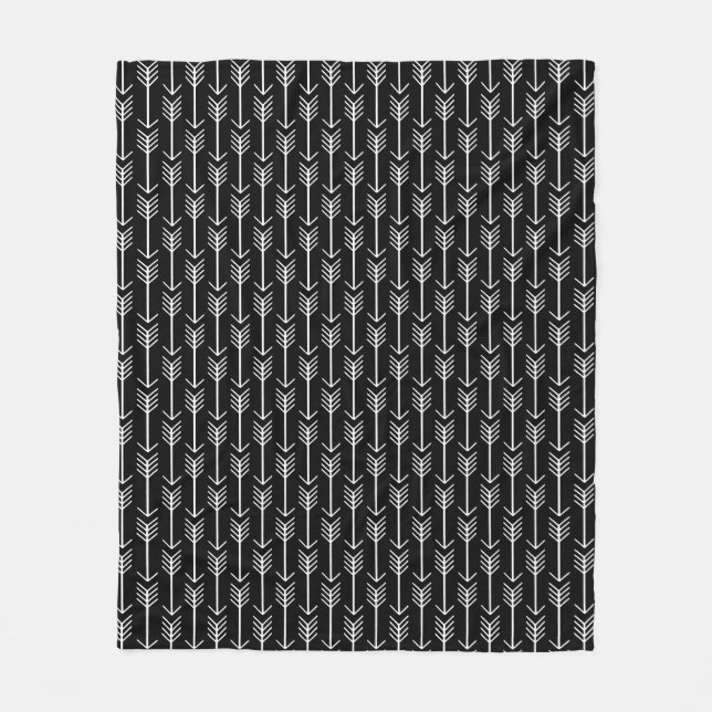 Couverture Polaire Accent Motif de la flèche Boho (Devant)
