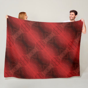 Couverture Polaire Acceptation   Médaillons de méditation rouge