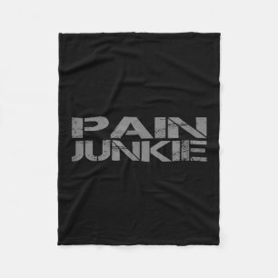 Couverture Polaire Accro à la douleur Bjj, Lutte, Judo, Boxe, Motivat