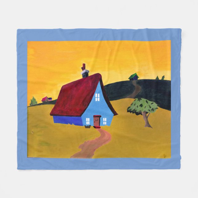 Couverture Polaire ACCUEIL SWEET ACCUEIL Blanchisserie (Devant (Horizontal))