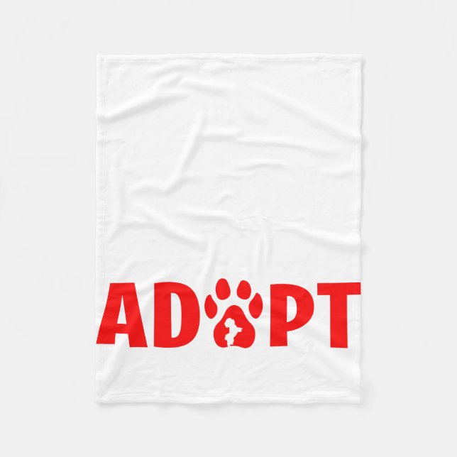 Couverture Polaire Adopter Dont Shop - Havanais (Devant)