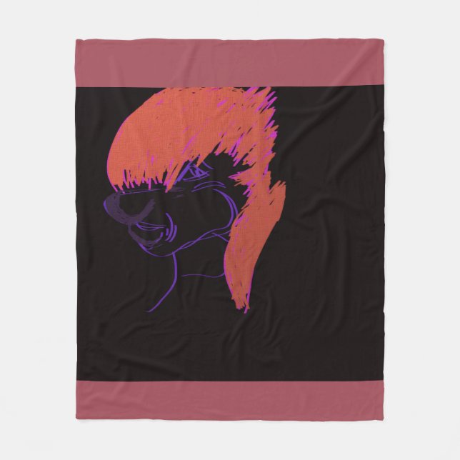 Couverture Polaire Adorable Animation Character  (Devant)