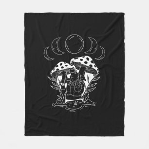 Couverture Polaire Aesthetic Goblincore et Cottagecore Art de Champig