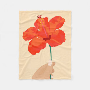 Couverture Polaire Affection Hibiscus