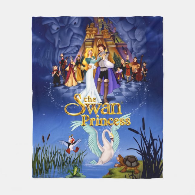 Couverture Polaire Affiche de princesse film de cygne (Devant)