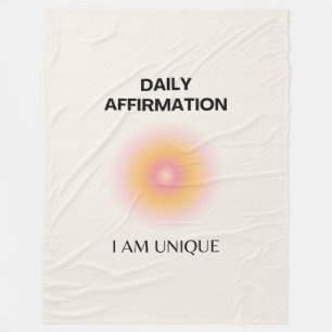 Couverture Polaire Affirmations quotidiennes, Affirmations positives