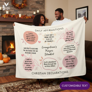 Couverture Polaire Affirmations quotidiennes personnalisées Verset de