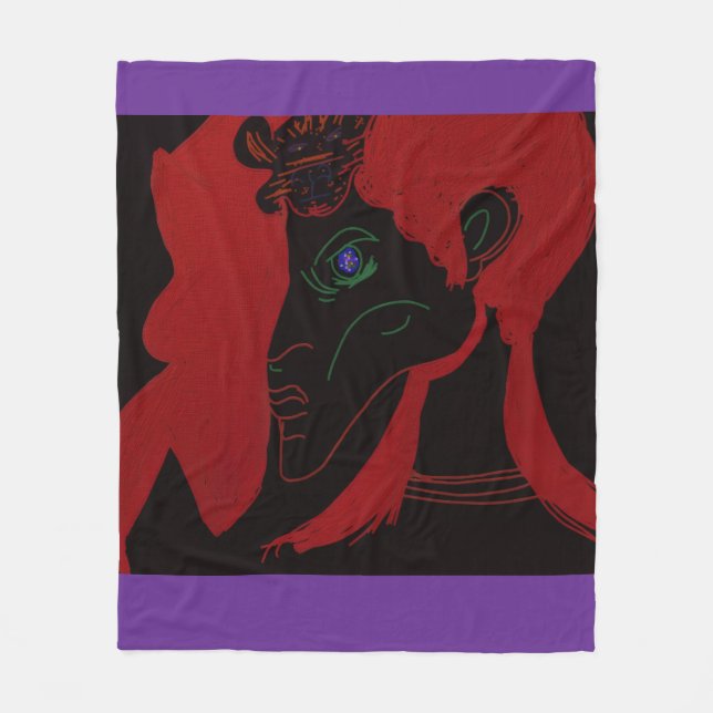 Couverture Polaire African Beastmaster Queen Fleece Blanket (Devant)