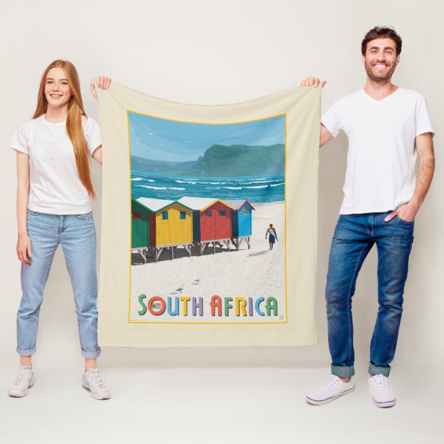 Couverture Polaire Afrique du Sud | Plage de Muizenberg (En situation)