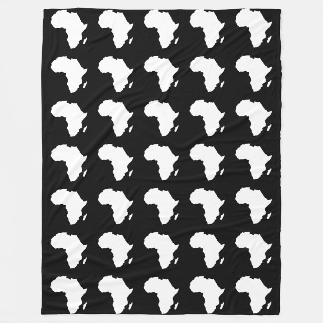 Couverture Polaire Afrique noire audacieuse (Devant)