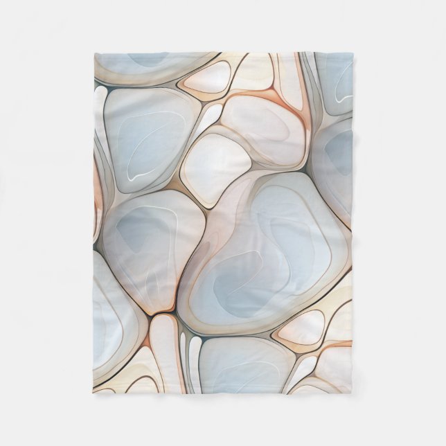 Couverture Polaire Agates & River Rocks Fleece Blanket (Devant)