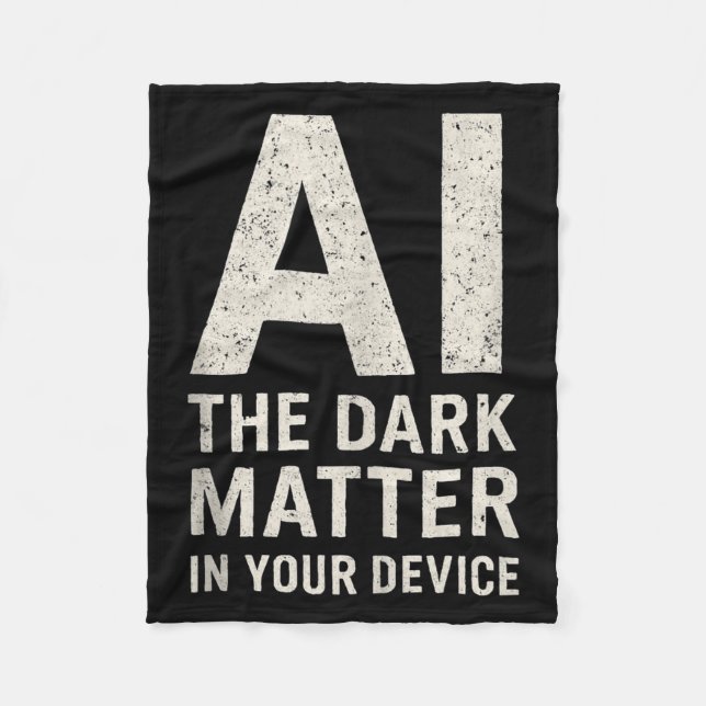 Couverture Polaire Ai Dark Ogy _ Science &amp; Tech Gift Slogan Tank  (Devant)