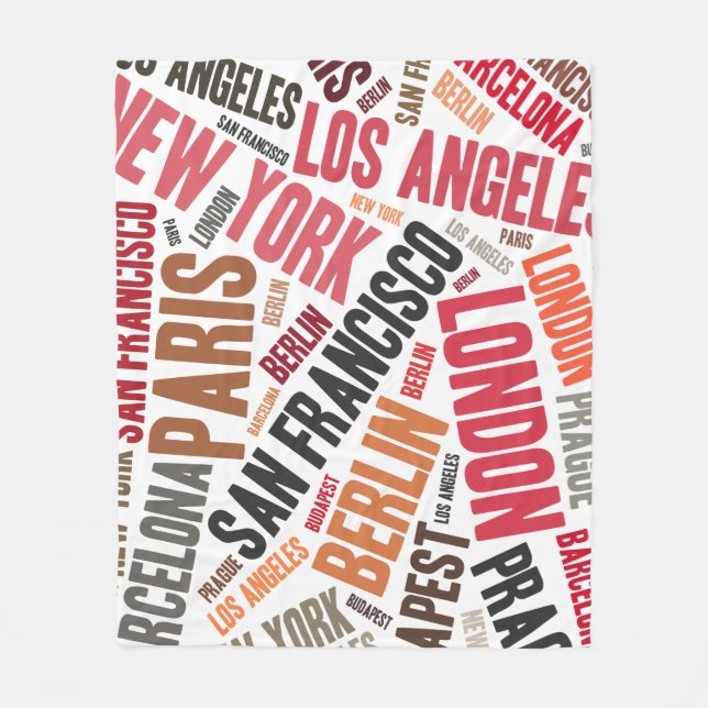 Couverture Polaire Aimer voyager (Devant)