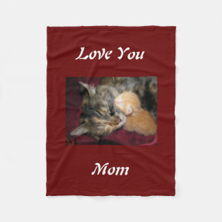 Couverture Polaire Aimez-vous maman
