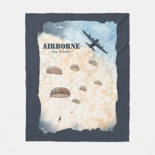 Couverture Polaire Airborne Les Parachutistes Les Plus Beaux Jump Per