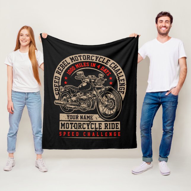 Couverture Polaire Ajouter un nom Modifier la vitesse du texte Rebel  (En situation)