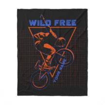 Ajouter un nom Texte BMX Extreme Freestyle rouge g