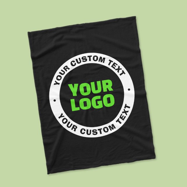 Couverture Polaire Ajoutez votre propre logo d'entreprise ou votre co (Créateur téléchargé)