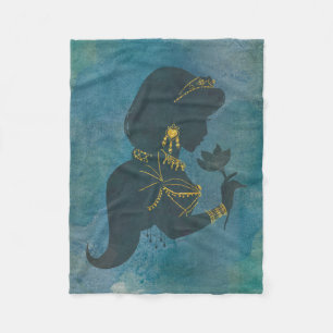 Couverture Polaire Aladin Silhouette dorée de Jasmine