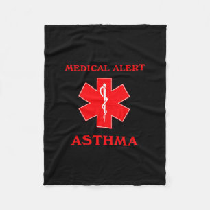 Couverture Polaire Alerte médicale asthme