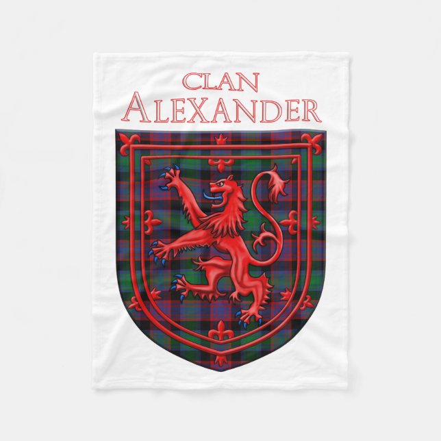 Couverture Polaire Alexander Hunting Tartan Scottish Plaid (Devant)