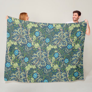 Couverture Polaire Algues, William Morris