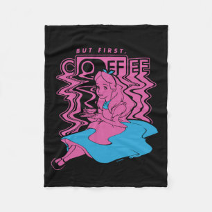 Couverture Polaire Alice au pays des merveilles Mais premier café