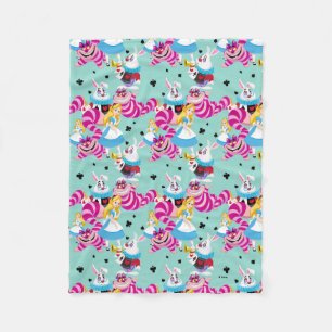 Couverture Polaire Alice au pays des merveilles Motif d'amusement co