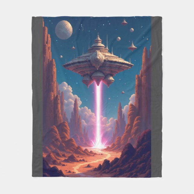 Couverture Polaire Alien (Devant)