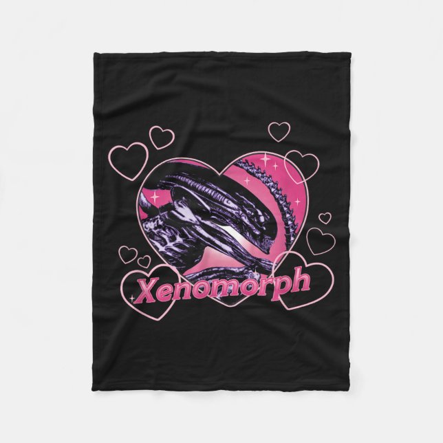 Couverture Polaire Alien 3 Valentine's Day Loving Xenomorph Heart Rtr (Devant)