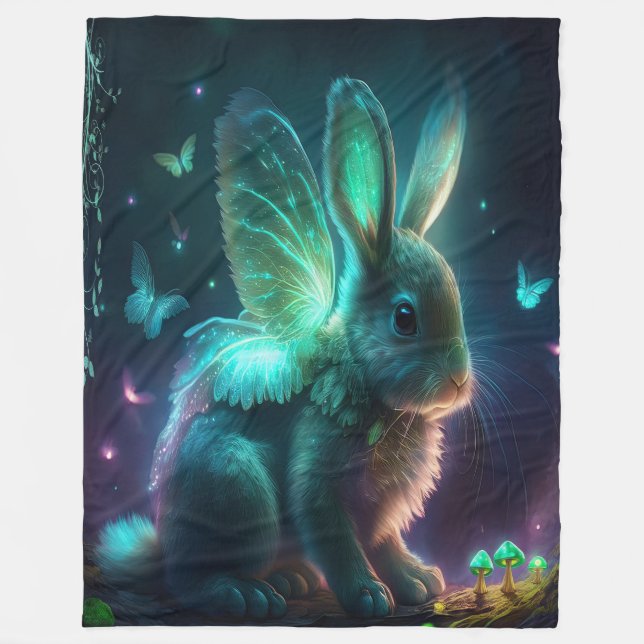 Couverture Polaire Alien Bunny (Devant)