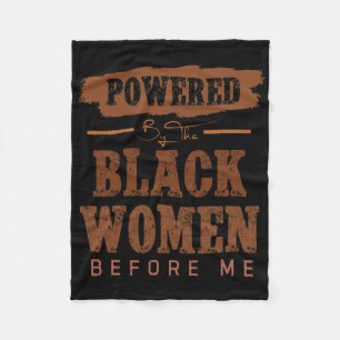 Couverture Polaire Alimenté par les femmes noires avant moi Histoire 