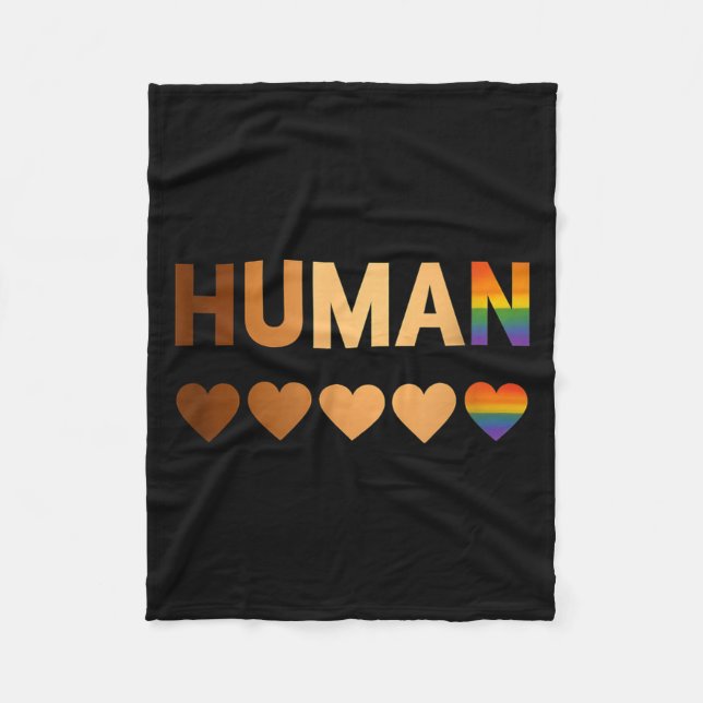 Couverture Polaire All-inclusive Hearts For Blm Racial Justice &amp;  (Devant)