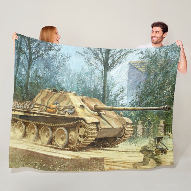 COUVERTURE POLAIRE ALLEMAND TIGER TANK (En situation)