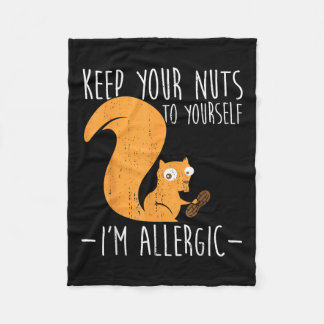 Couverture Polaire Allergie Aux Noix I Écureuil Alimentation Allergie
