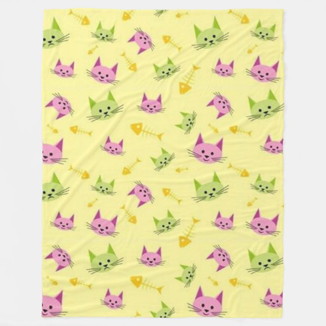 Couverture Polaire Alley Kitty (Devant)