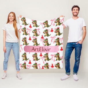 Couverture Polaire Alligator Sassy Pommes Ribbons Robe