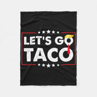 Couverture Polaire Allons Taco Drôle Trump Toujours Déclare forfait 4