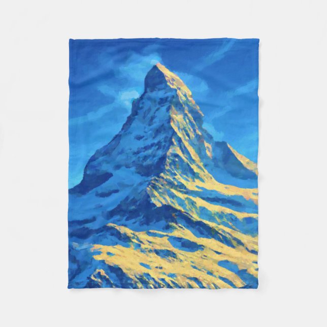 Couverture Polaire Alpes Matterhorn (Devant)