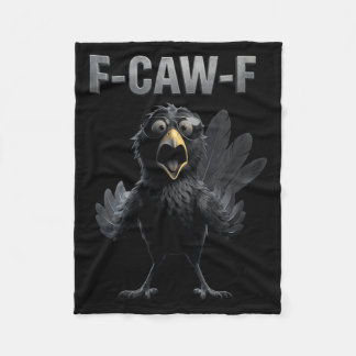 Couverture Polaire Amantes de corbeau féminins Fcawf Fawk drôle noir