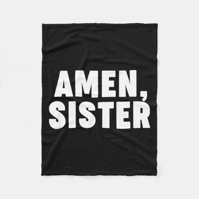 Couverture Polaire Amen Sister  (Devant)