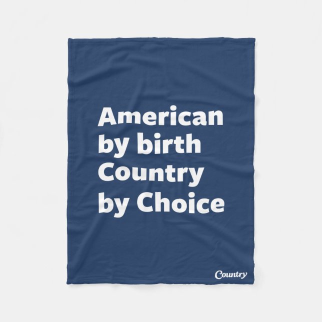 Couverture Polaire Américain par naissance, pays par choix (Devant)