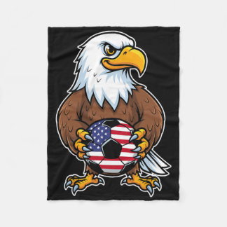 Couverture Polaire American Eagle Holding Soccer Ll Joueur _1 